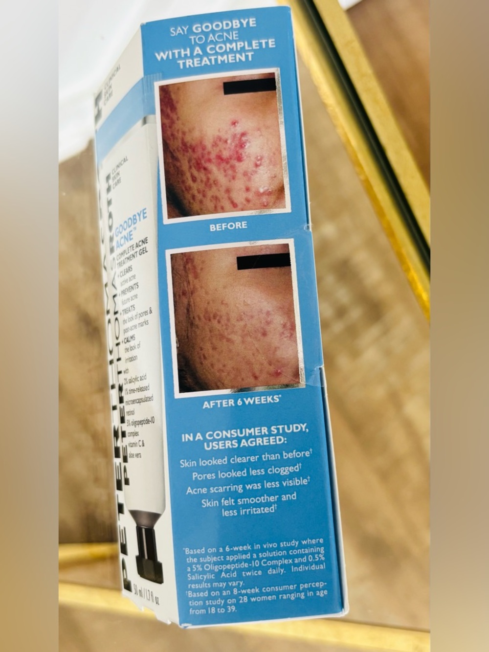 NIB Peter Thomas Roth Goodbye Acne Complete Acne Treatment Gel 1.7 oz / 50ml - Picture 2 of 3